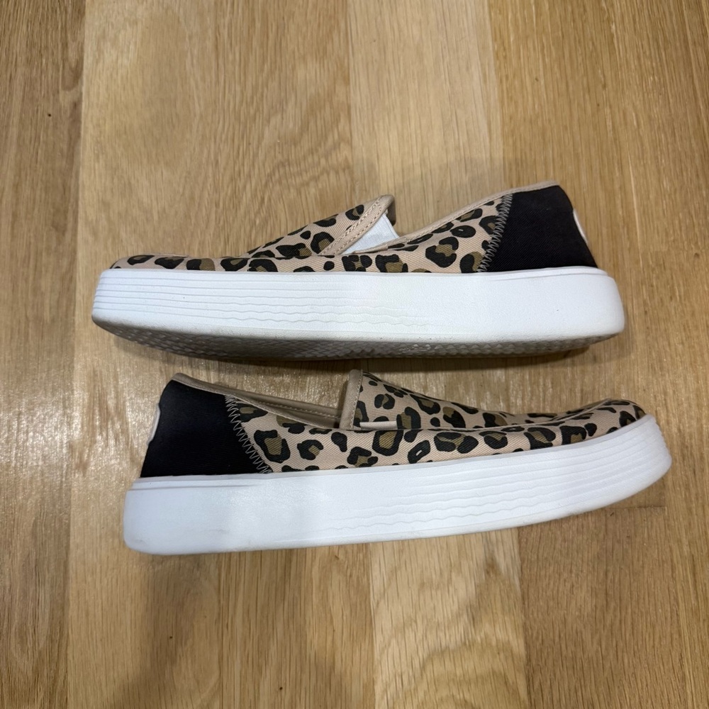 Hey Dude leopard Sunapee slip on sneaker